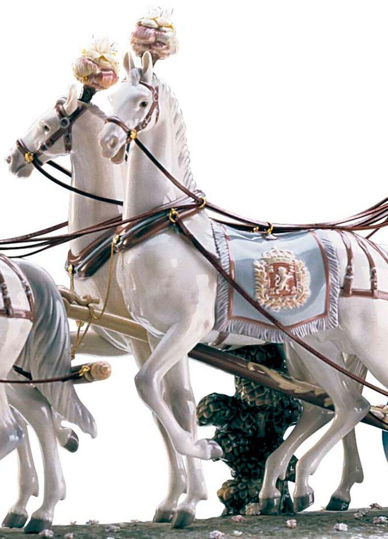 lladro Escultura Carroza siglo XVIII. Serie limitada Promoción por tiempo limitado