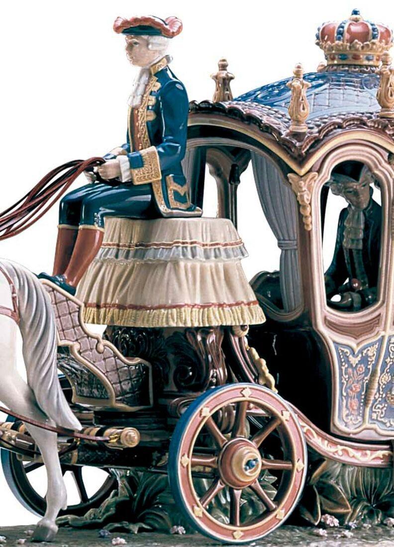 lladro Escultura Carroza siglo XVIII. Serie limitada Promoción por tiempo limitado