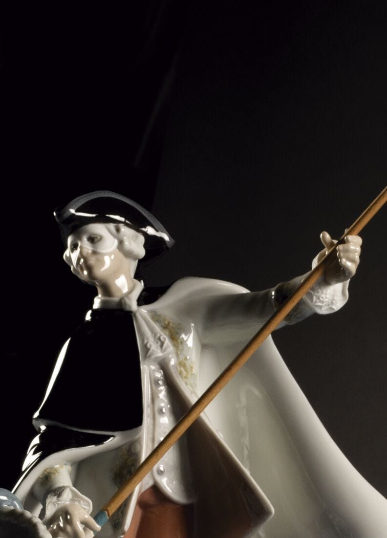 lladro Escultura Góndola en Venecia. Serie Limitada Solo hoy