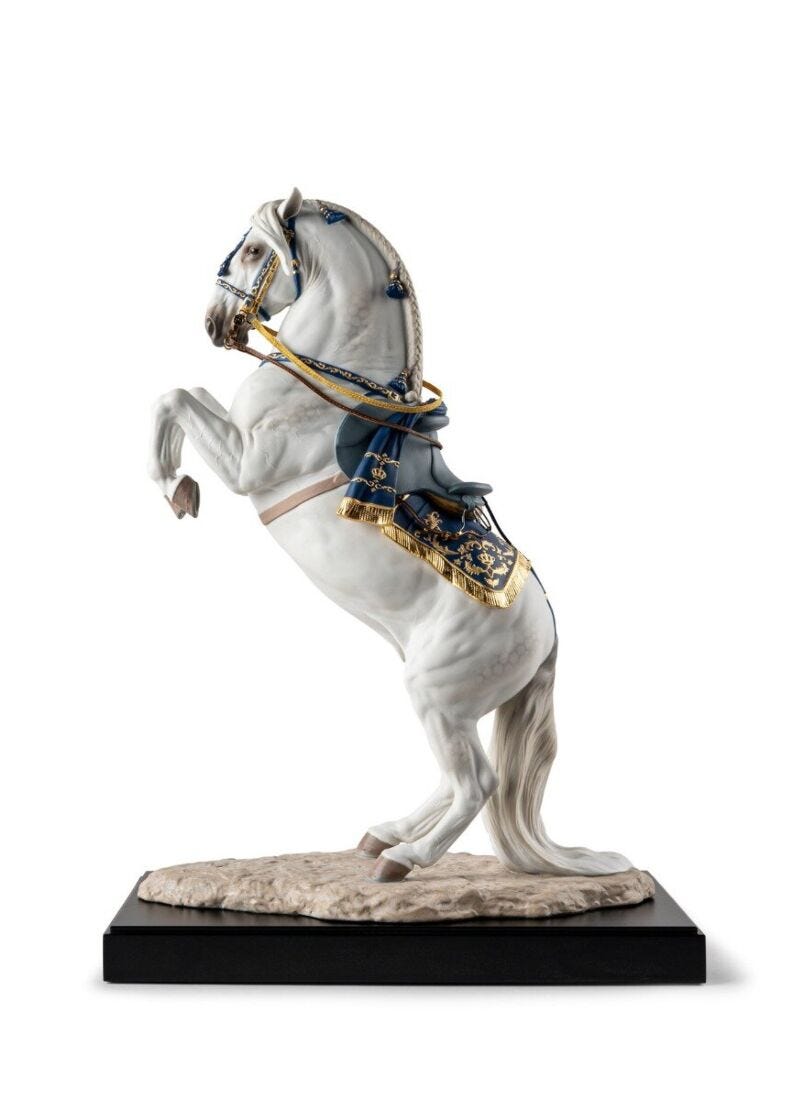 lladro Escultura Caballo español – Alta Escuela. Serie Limitada Oferta especial de fábrica