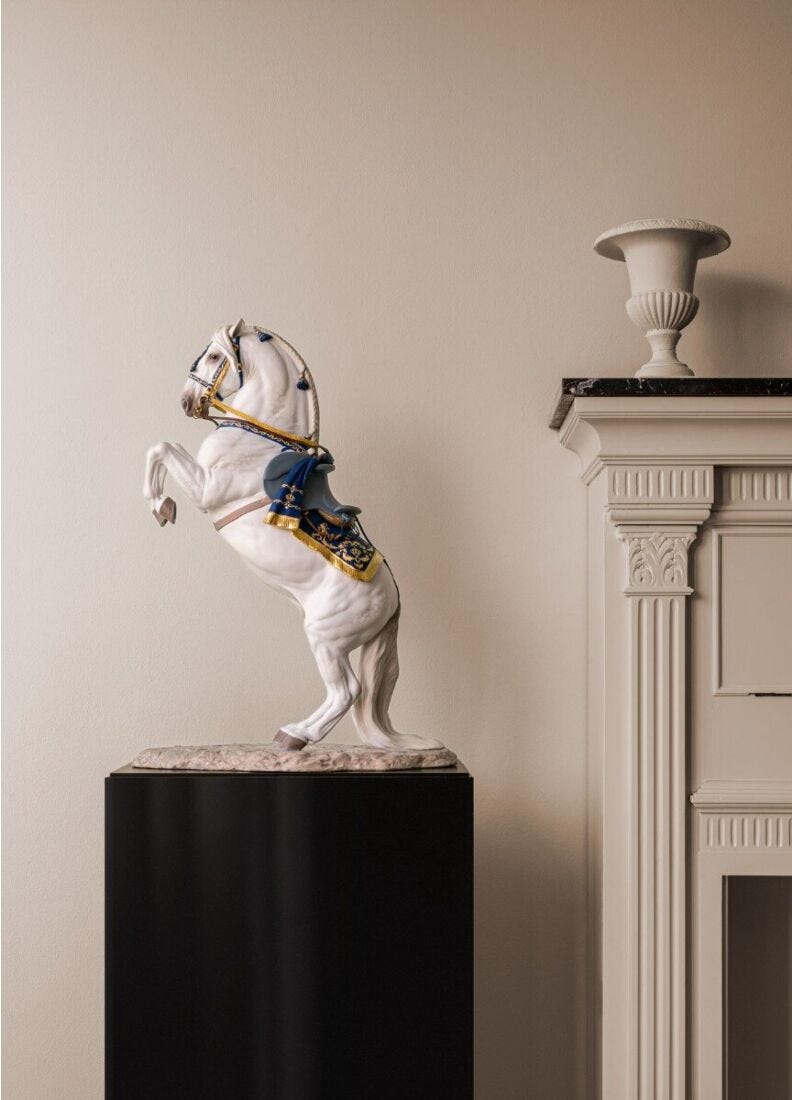 lladro Escultura Caballo español – Alta Escuela. Serie Limitada Oferta especial de fábrica