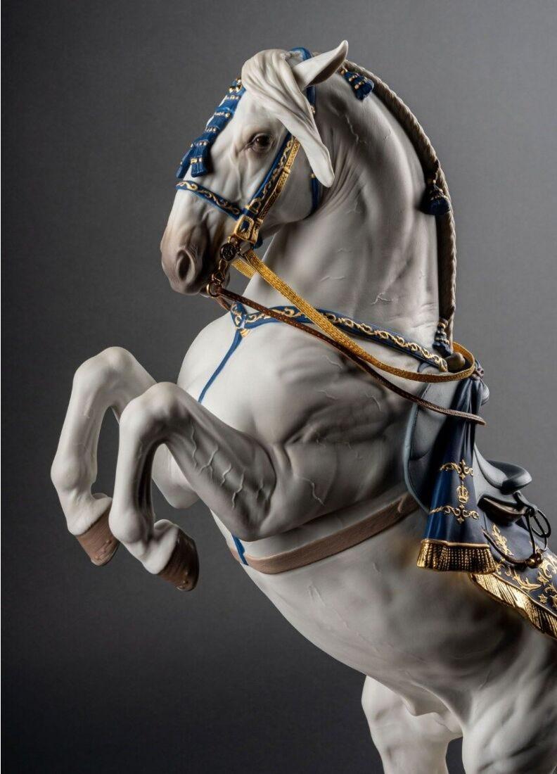 lladro Escultura Caballo español – Alta Escuela. Serie Limitada Oferta especial de fábrica