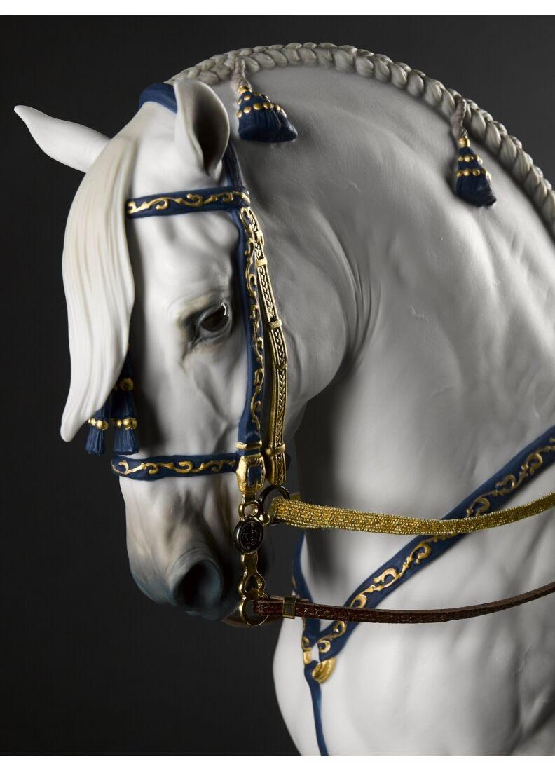 lladro Escultura Caballo español. Serie limitada Promoción trimestral