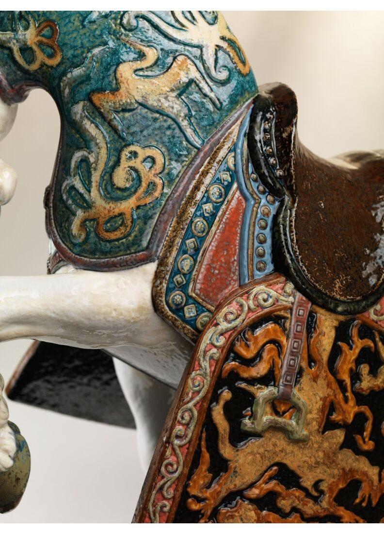 lladro Escultura Caballo oriental. Brillo. Serie limitada Solo queda un día