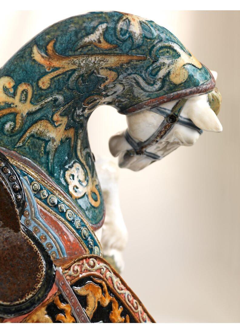 lladro Escultura Caballo oriental. Brillo. Serie limitada Solo queda un día