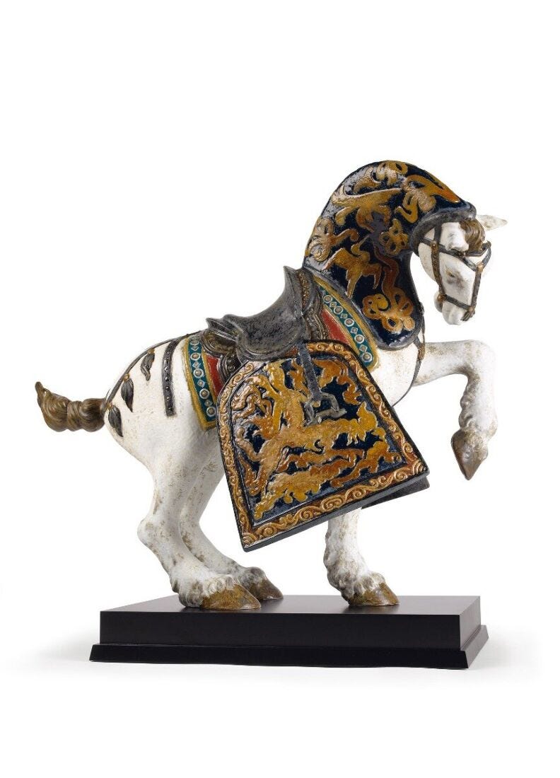 lladro Escultura Caballo oriental. Mate. Serie limitada