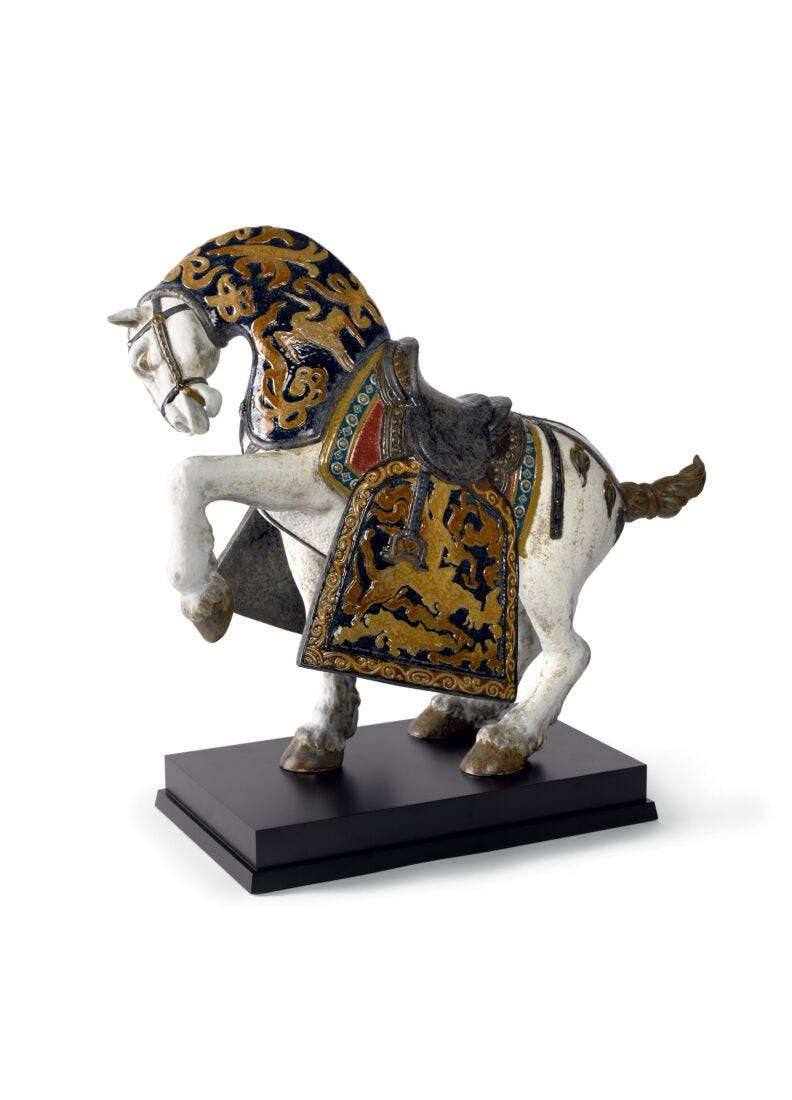 lladro Escultura Caballo oriental. Mate. Serie limitada Superdescuento
