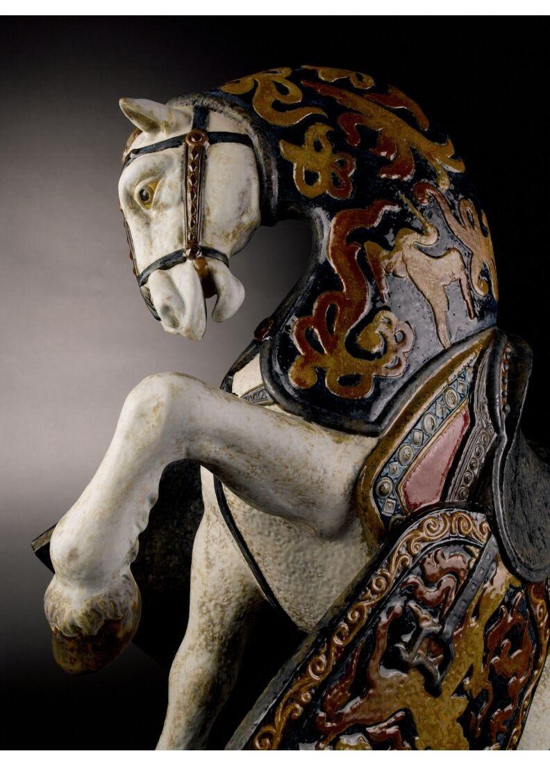 lladro Escultura Caballo oriental. Mate. Serie limitada Superdescuento