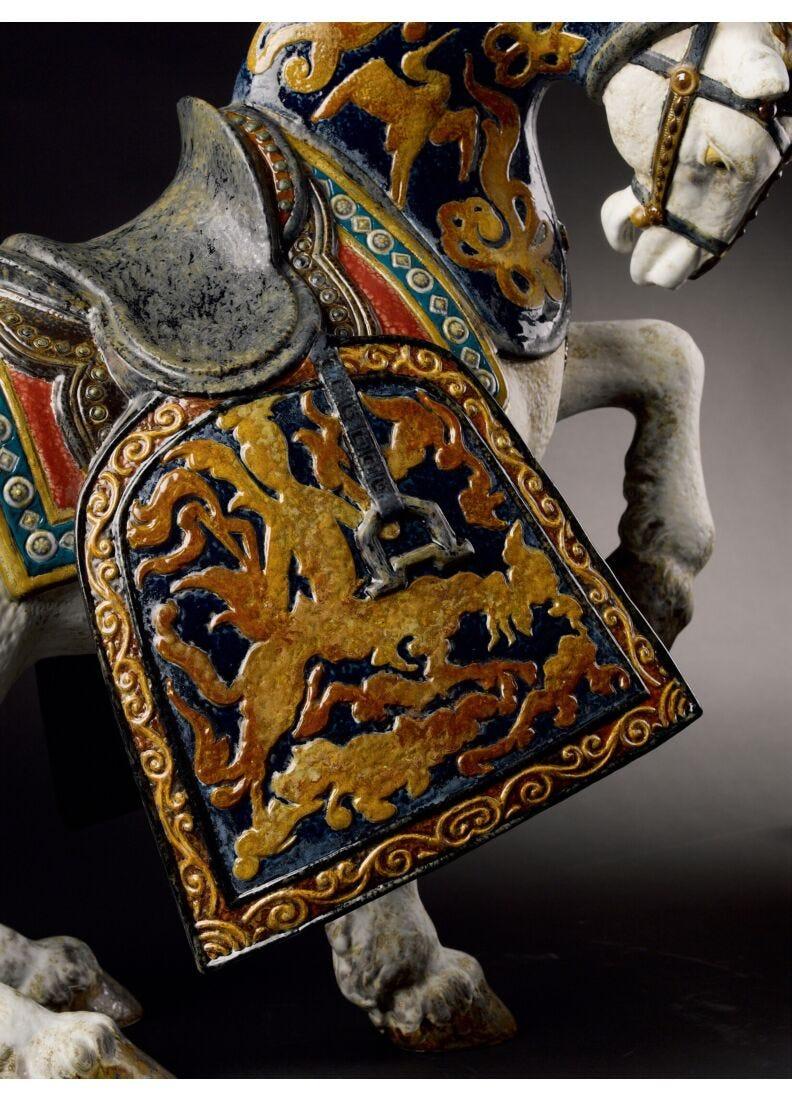 lladro Escultura Caballo oriental. Mate. Serie limitada Superdescuento