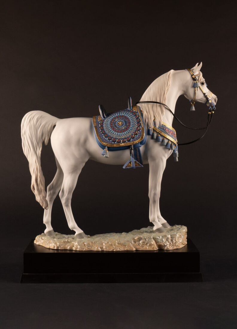 lladro Escultura caballo Pura raza árabe. Serie limitada Grandes descuentos