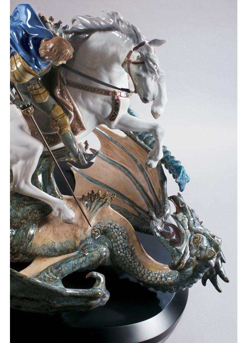 lladro Escultura San Jorge y el Dragón. Serie limitada Liquidación