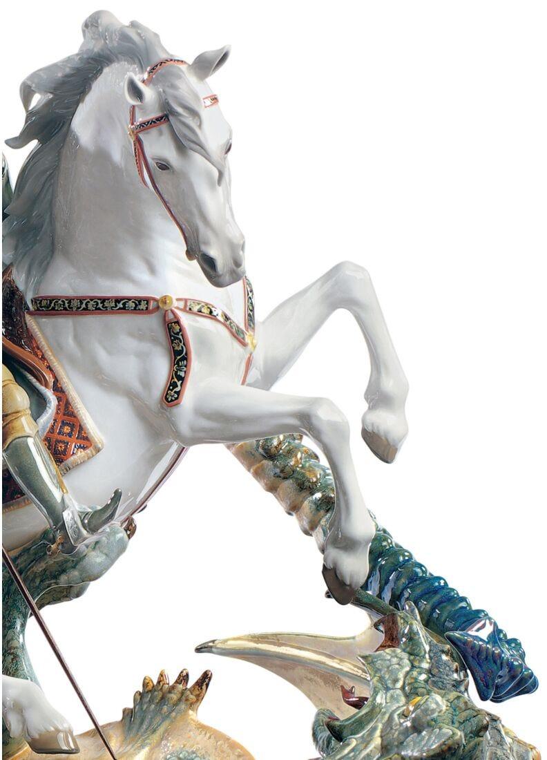 lladro Escultura San Jorge y el Dragón. Serie limitada Liquidación