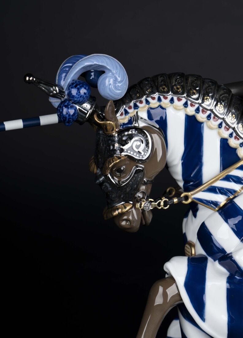 lladro Escultura Caballero Medieval. Serie Limitada Tienda de fábrica
