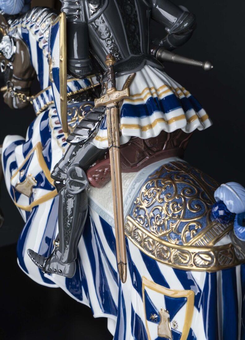 lladro Escultura Caballero Medieval. Serie Limitada Tienda de fábrica