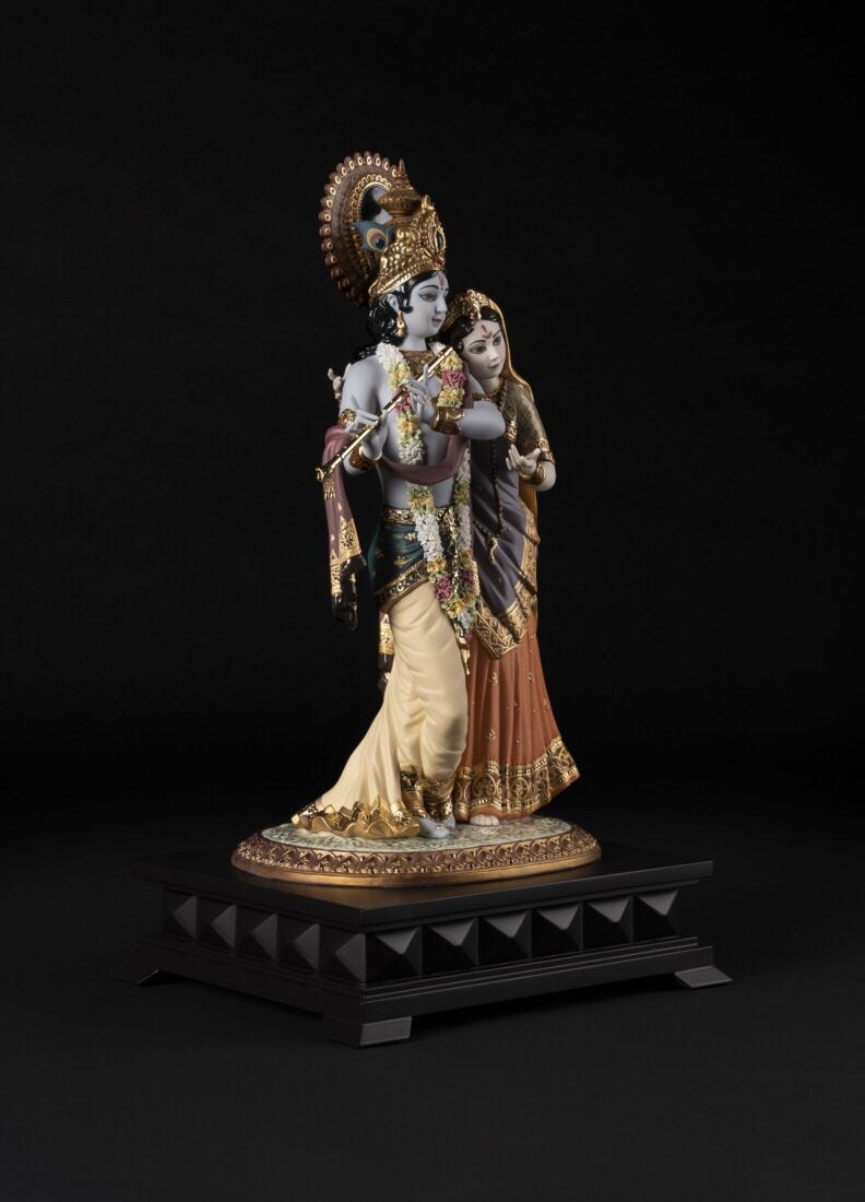 lladro Escultura Radha Krishna. Serie Limitada Precios de Black Friday