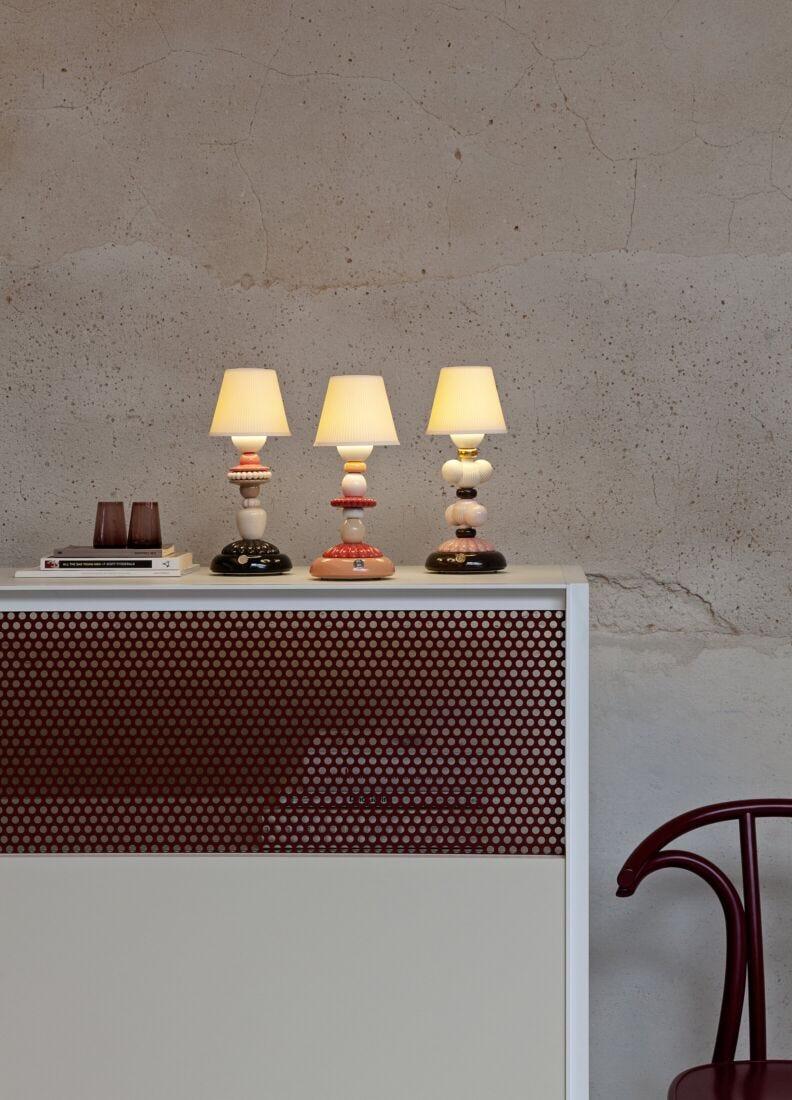 lladro Lámpara de mesa Firefly Cactus otoño dorado. Rosa Devoluciones gratuitas