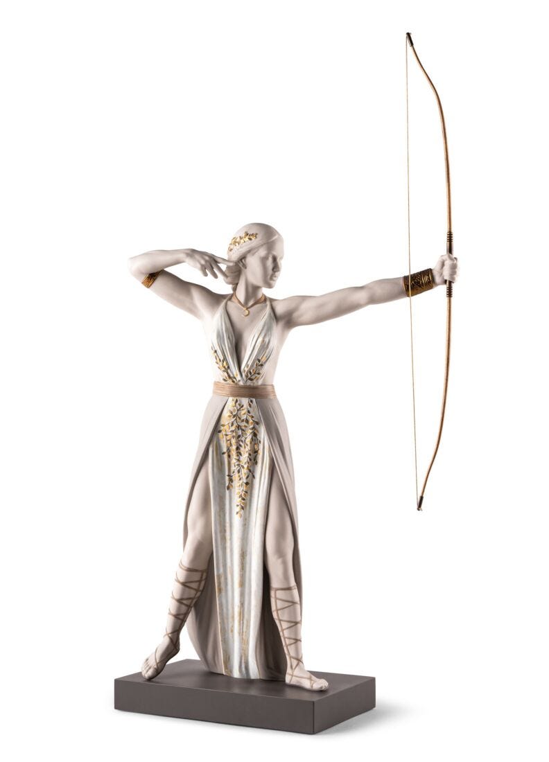 lladro Escultura Diana