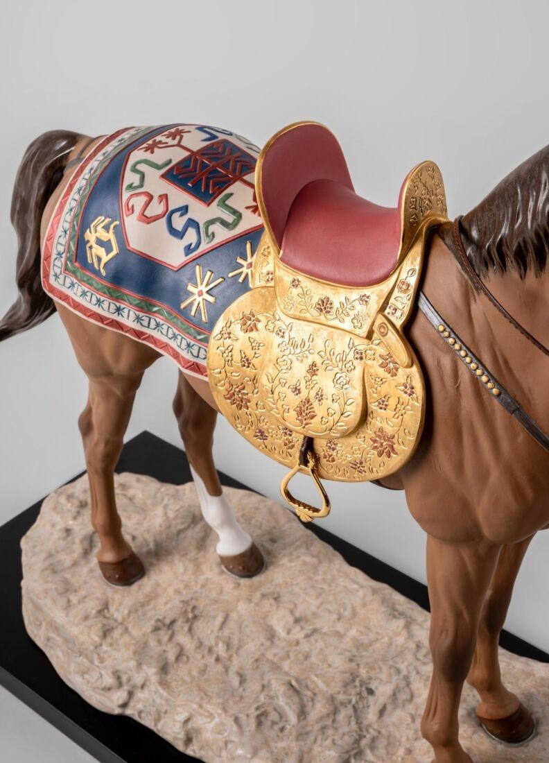 lladro Escultura Caballo Karabakh. Serie Limitada Oferta especial de fábrica
