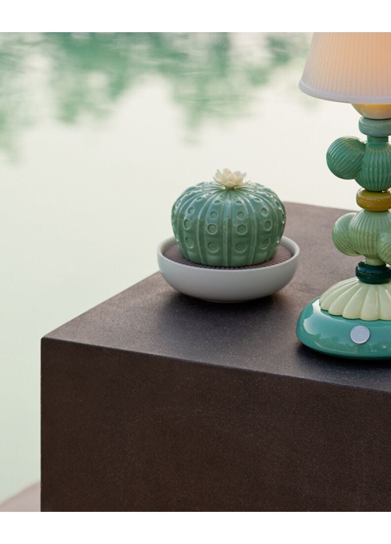 lladro Difusor Cactus Astrophytum. Aroma Jardines de Valencia En oferta