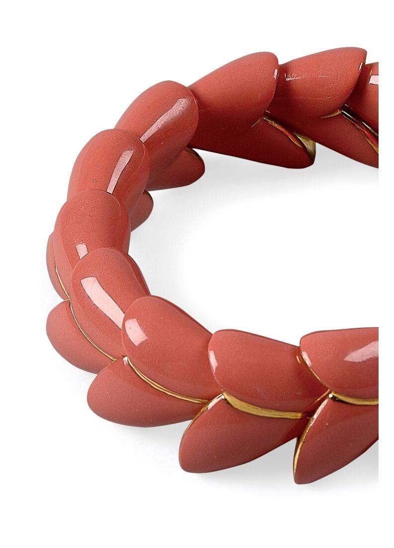 lladro Pulsera Heliconia. Coral Ofertas especiales