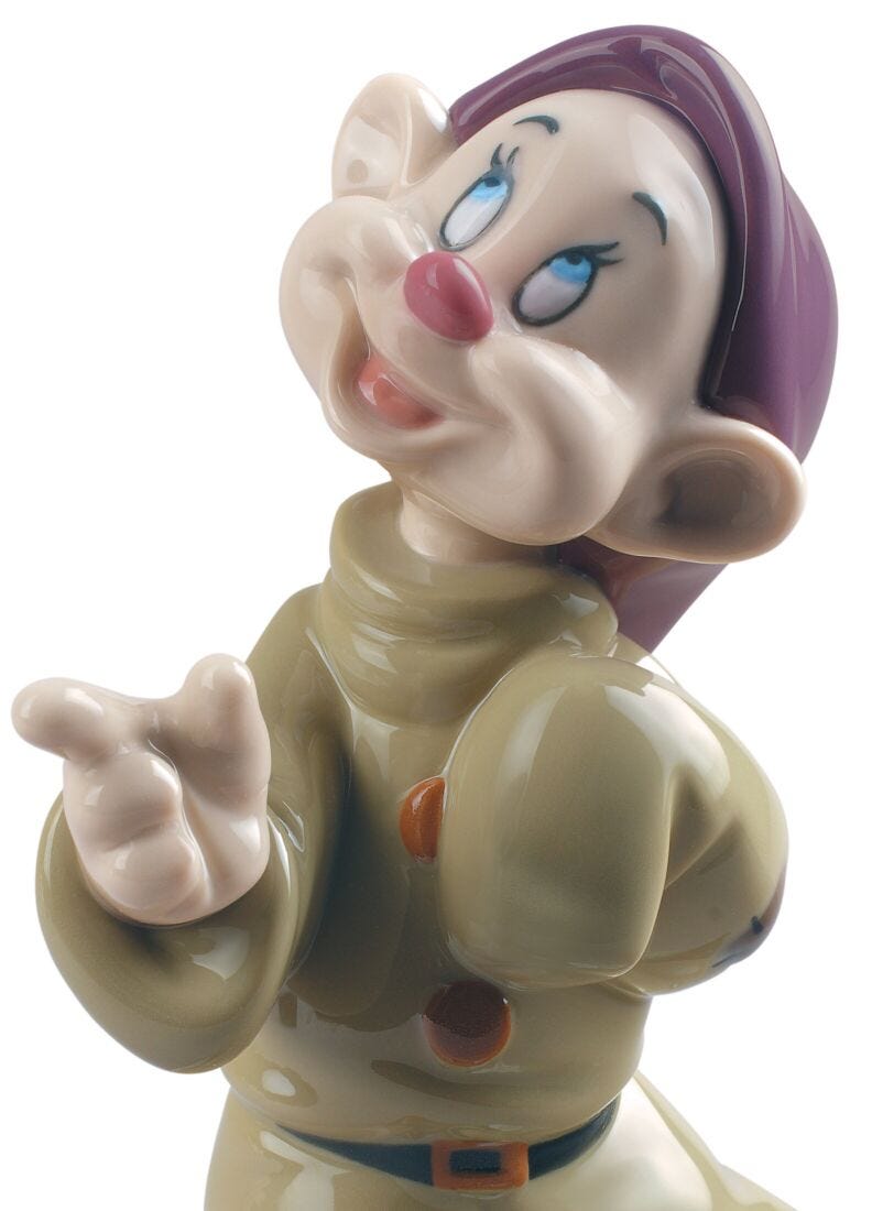 lladro Figura enanito Blancanieves Mudito
