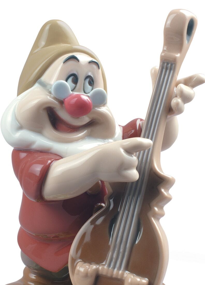 lladro Figura enanito Blancanieves Sabio