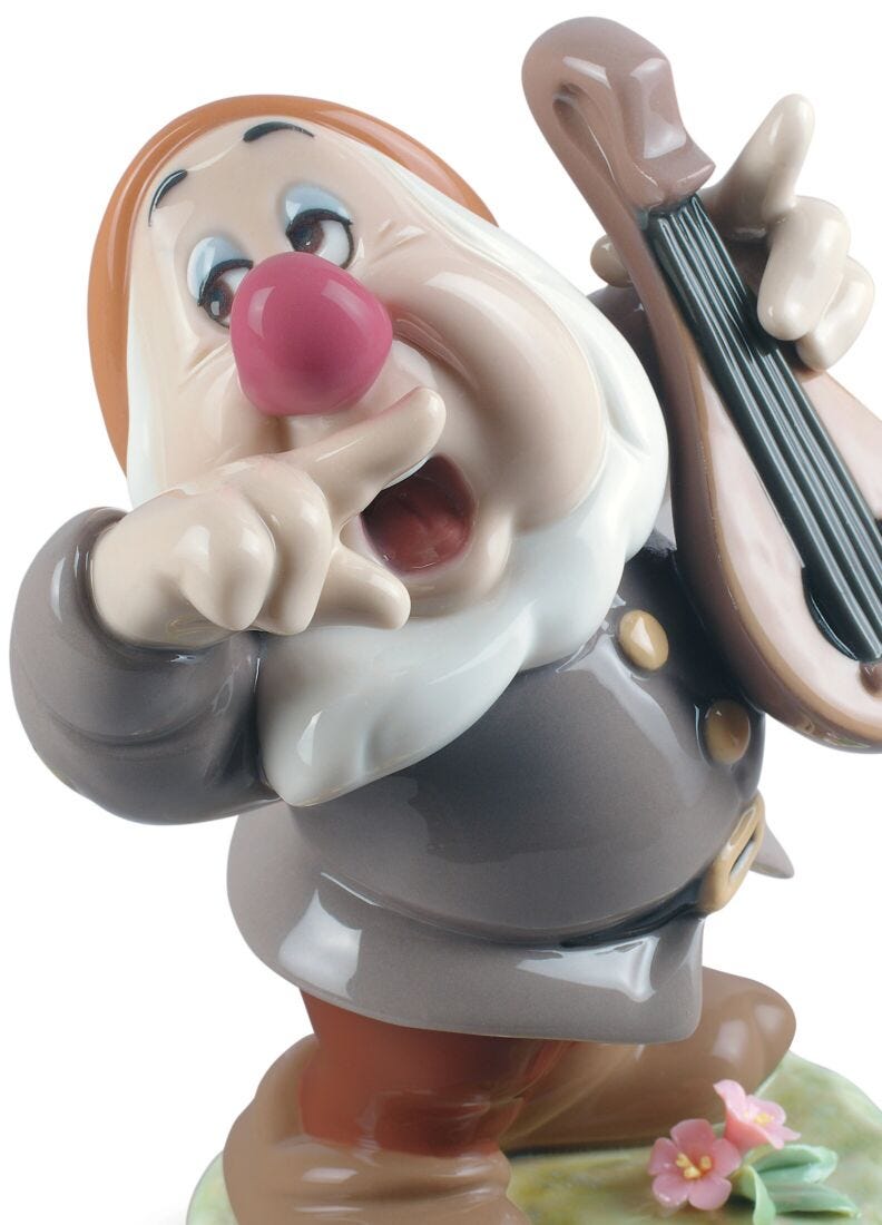 lladro Figura enanito Blancanieves Mocoso Envío gratis