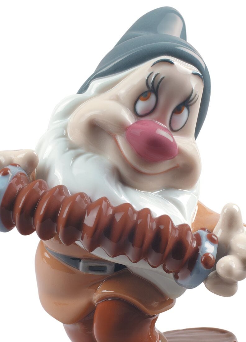 lladro Figura enanito Blancanieves Tímido