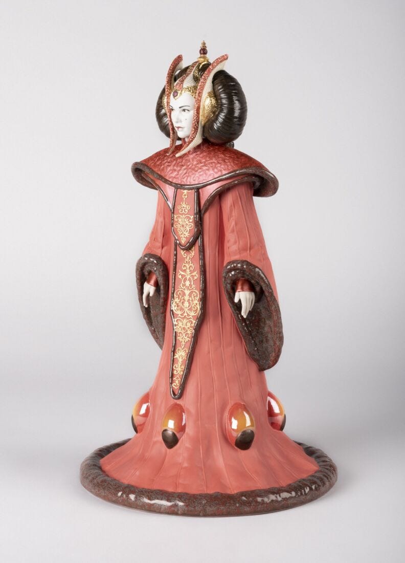 lladro Escultura La Reina Amidala™ en la Sala del Trono. Serie limitada Últimos 3 días