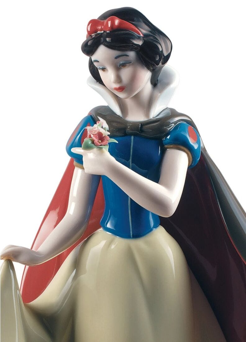 lladro Set Blancanieves y Enanito Feliz Último día