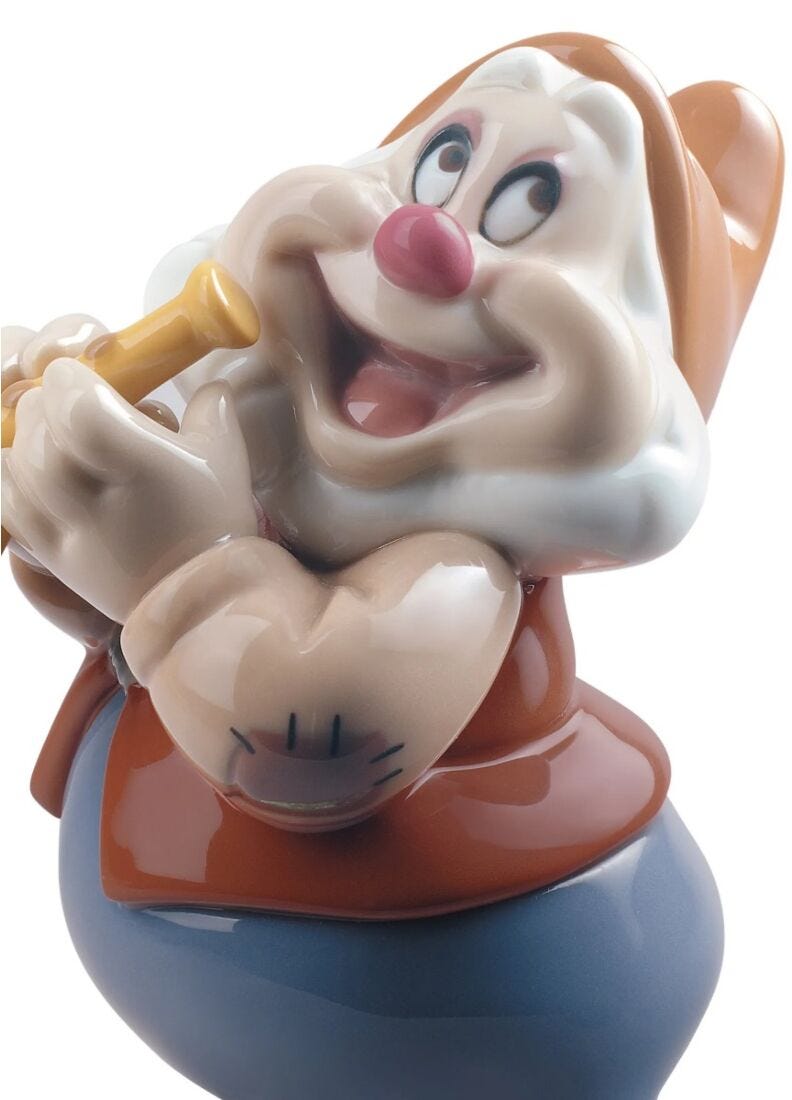 lladro Set Blancanieves y Enanito Feliz Último día