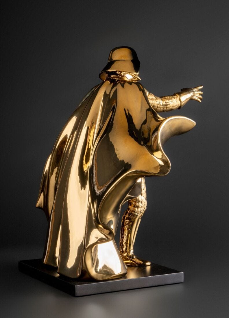 lladro Escultura Darth Vader™. Golden. Serie Limitada Grandes descuentos