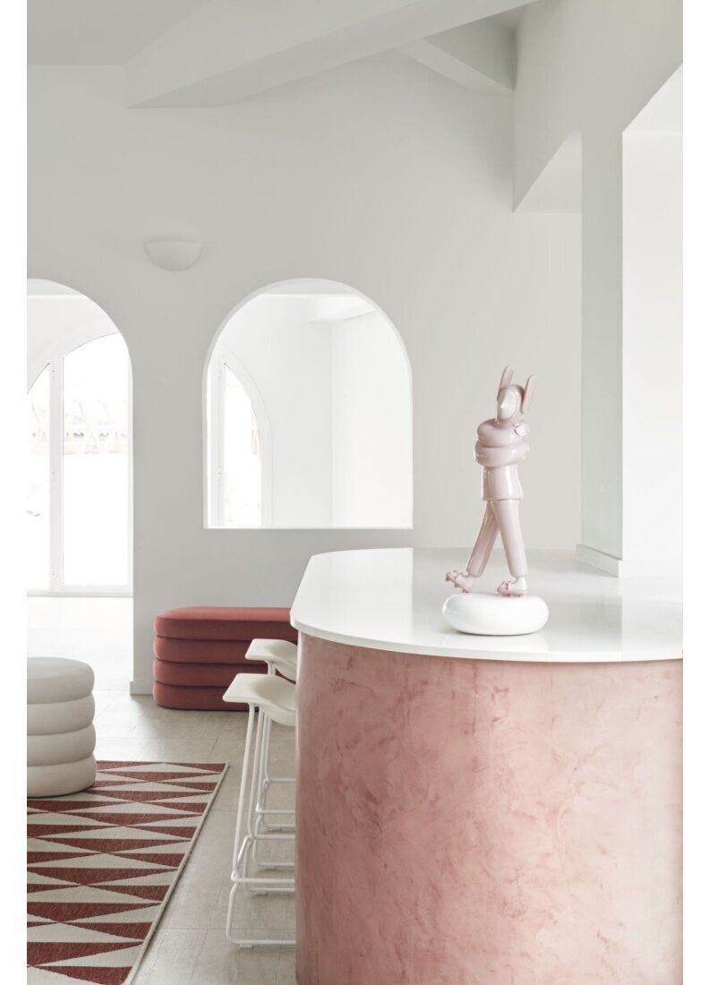 lladro Escultura Embraced (Rosa) En oferta