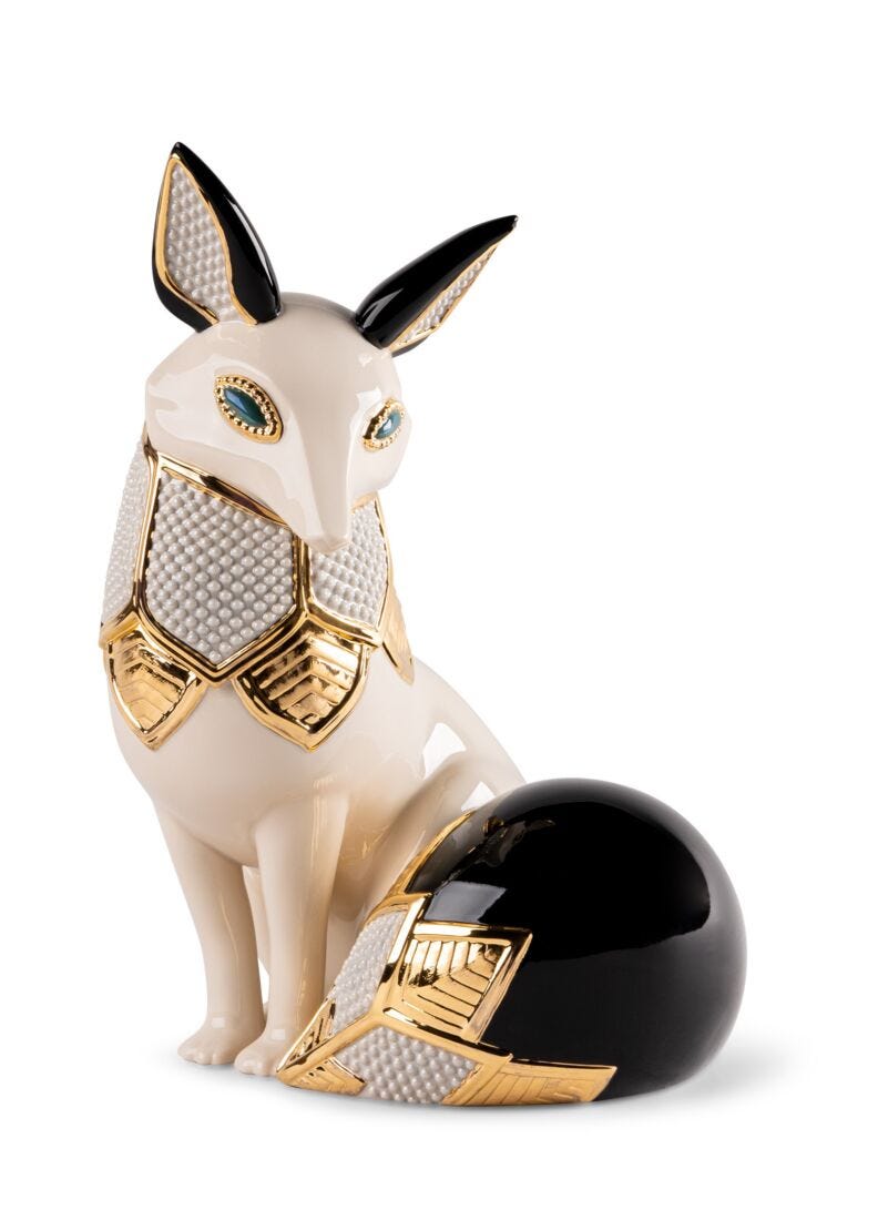 lladro Escultura Zorro joya