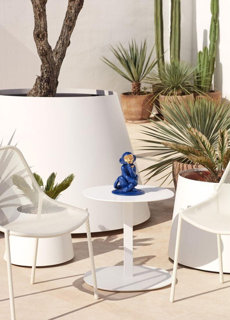 lladro Escultura Monito. Azul-dorado. Serie Limitada Descuento