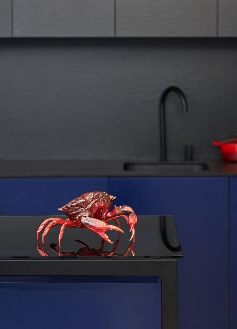 lladro Escultura Cangrejo. Rojo Mejor oferta