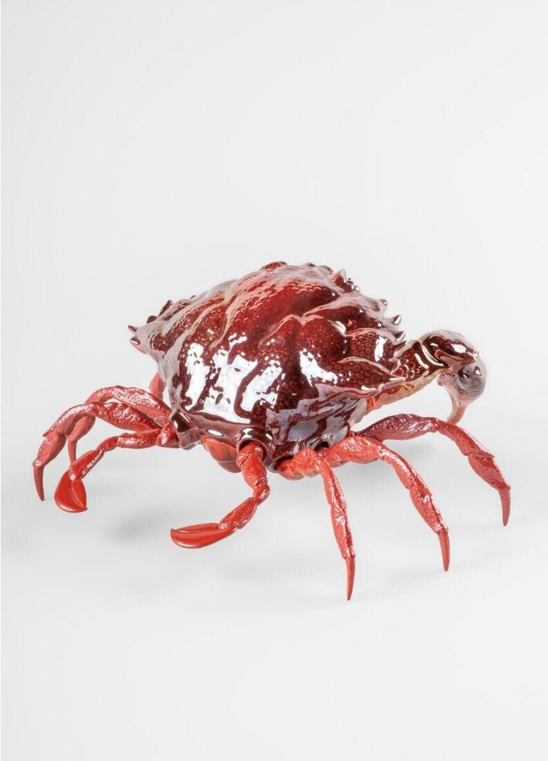 lladro Escultura Cangrejo. Rojo Mejor oferta