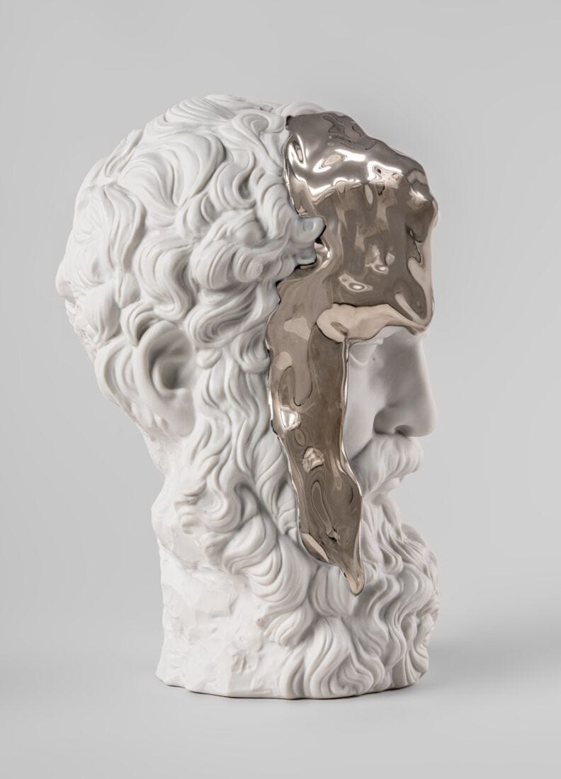 lladro Escultura Eternal Fluidity - Pensador ÚLTIMAS EDICIONES