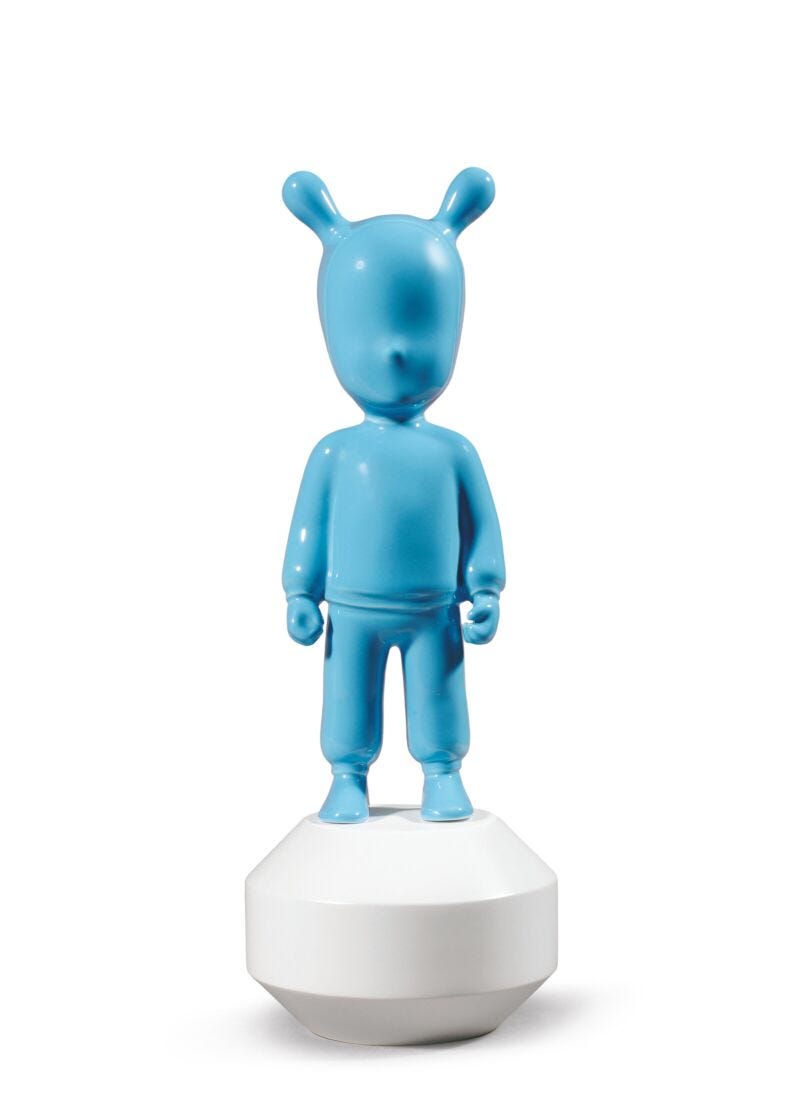 lladro Figura The blue Guest. Pequeña