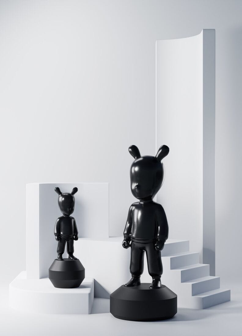 lladro Figura The Black Guest. Grande Precios de Black Friday