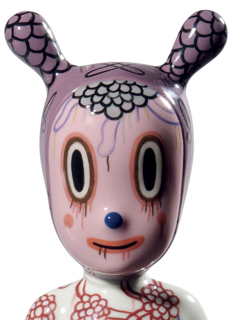 lladro Escultura The Guest By Gary Baseman. Mddelo pequeño. Serie numerada Libre de impuestos