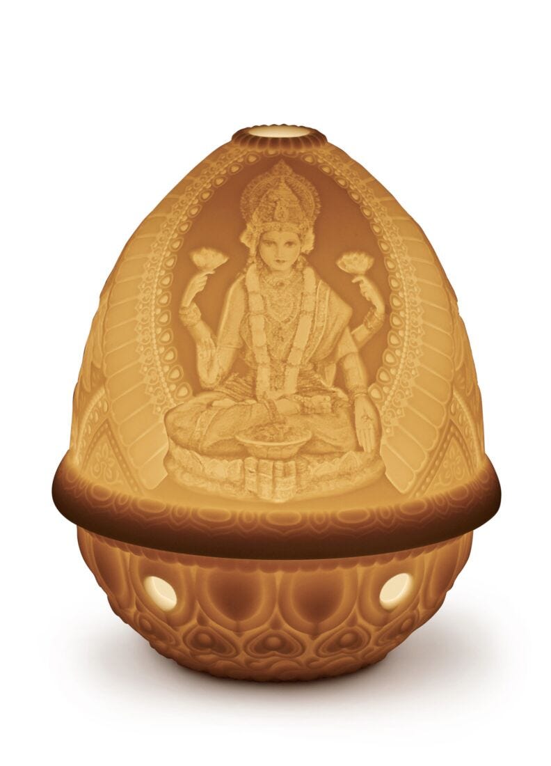 lladro Litofanía Diosa Lakshmi Rebajas baratas