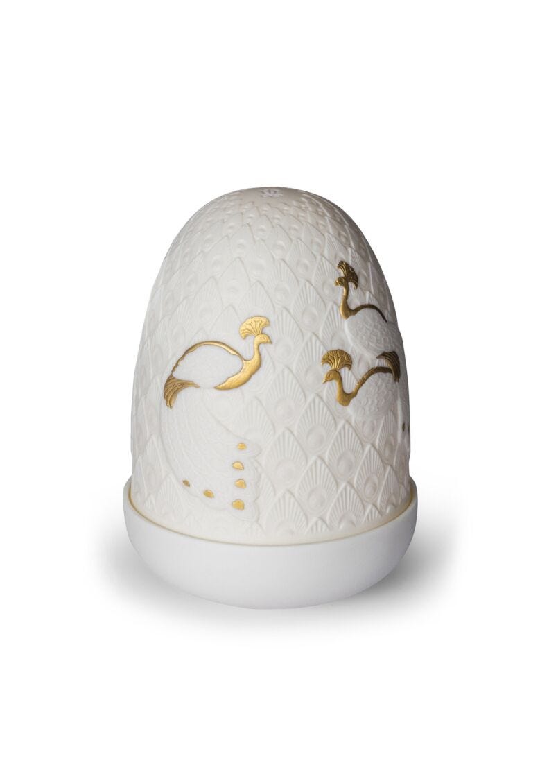 lladro Lámpara de mesa Pavos reales Dome Ventas relámpago