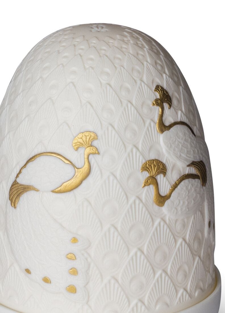 lladro Lámpara de mesa Pavos reales Dome Ventas relámpago