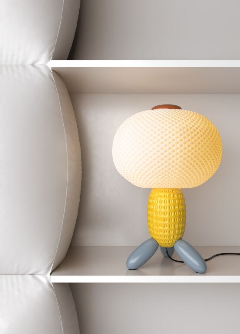 lladro Lámpara de mesa Soft Blown. Amarillo (CE) Últimos 2 días