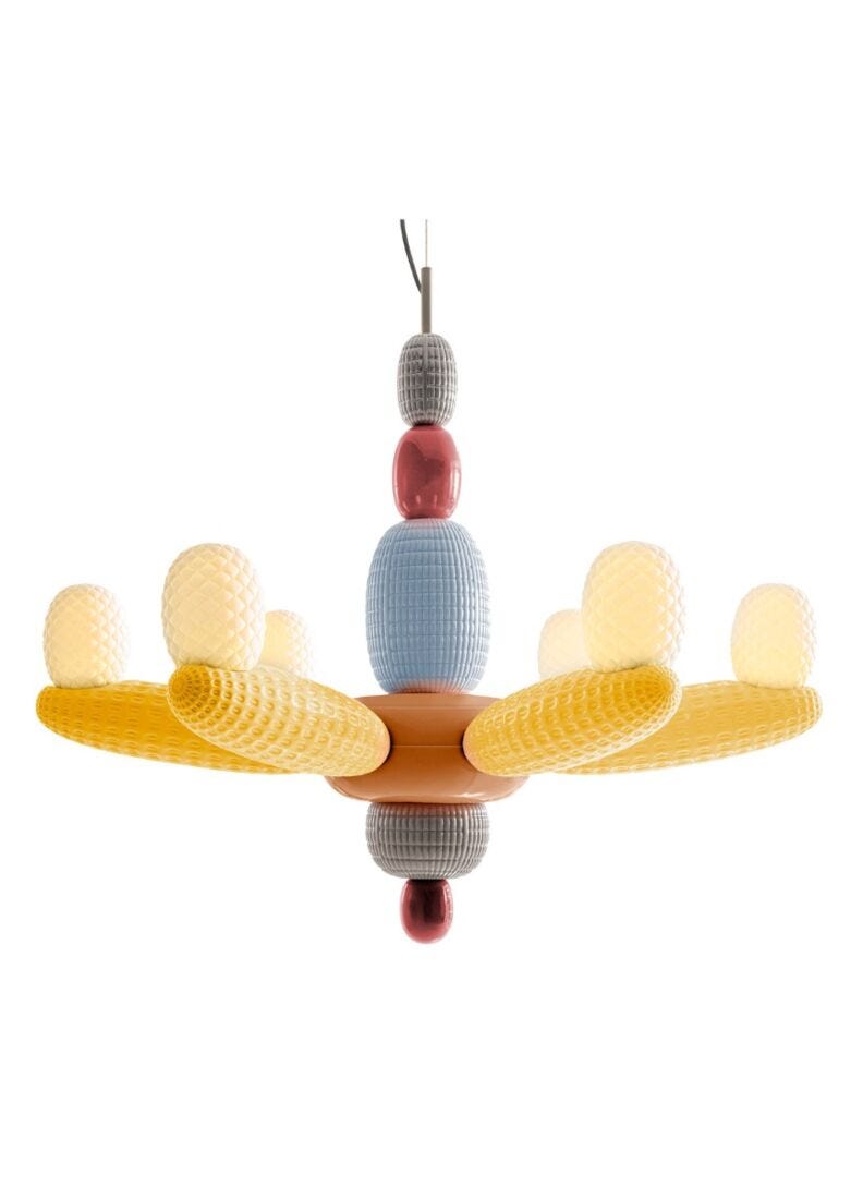 lladro Chandelier Soft Blown. Amarillo (CE/UK) Último día