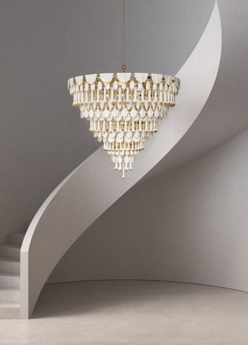 lladro Chandelier Seasons 140 cm. Amanecer (CE/UK) Solo queda un día