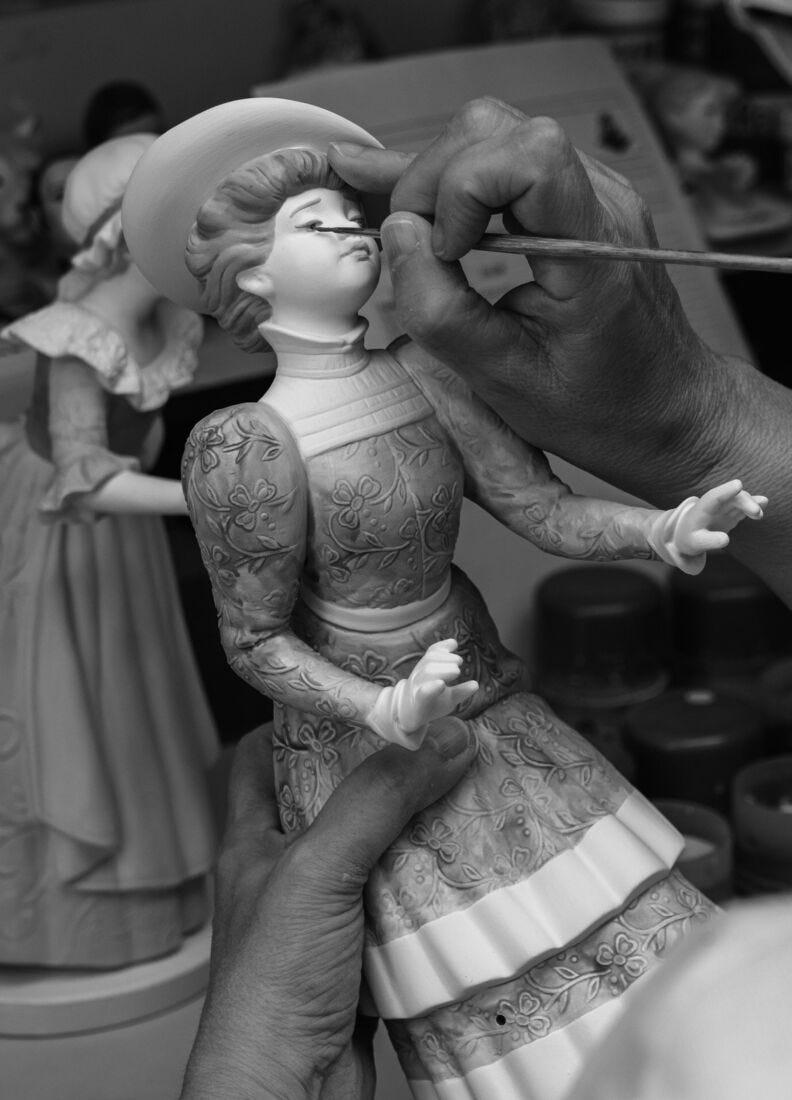 lladro Escultura Mercado de las flores. Serie limitada Tienda de fábrica