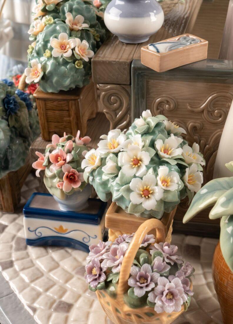 lladro Escultura Mercado de las flores. Serie limitada Tienda de fábrica