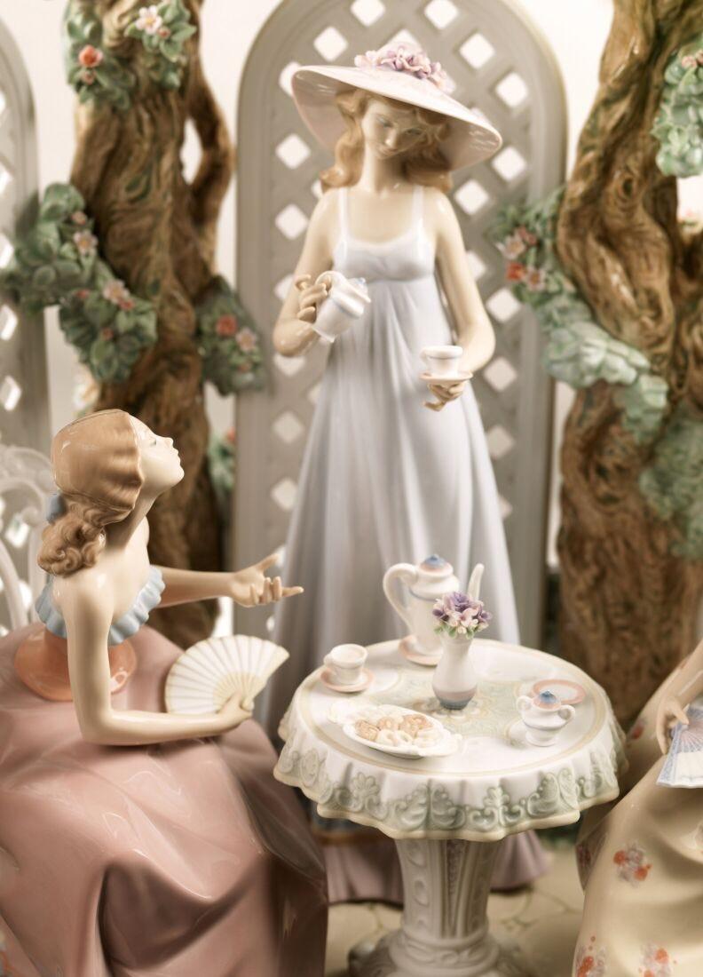 lladro Escultura mujeres El té. Serie limitada Ahorra y exporta